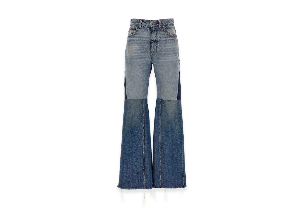 Chloe Women's Patchwork Jeans "Blue"