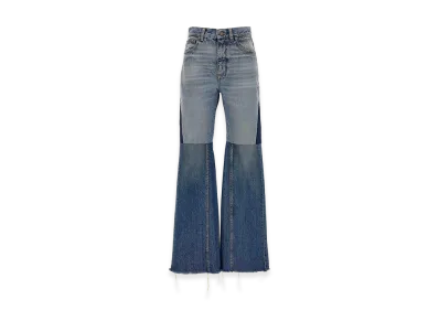 Chloe Women's Patchwork Jeans "Blue"