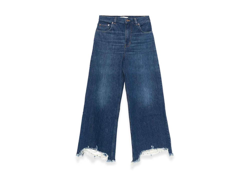 Chloe Women's Wide-Leg Jeans "Blue"