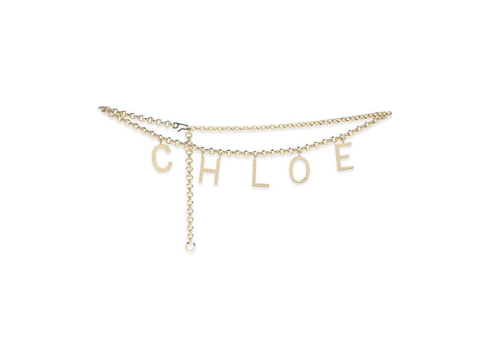 Chloe Women's Chain Belt "Gold"