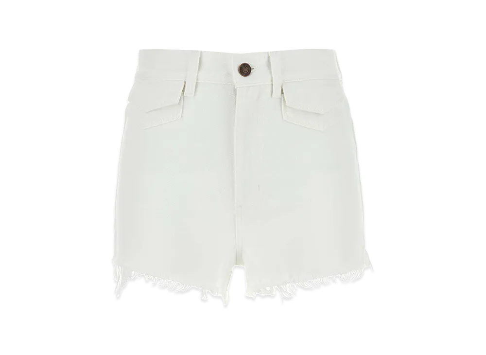 Chloe Women's Denim Shorts "White"