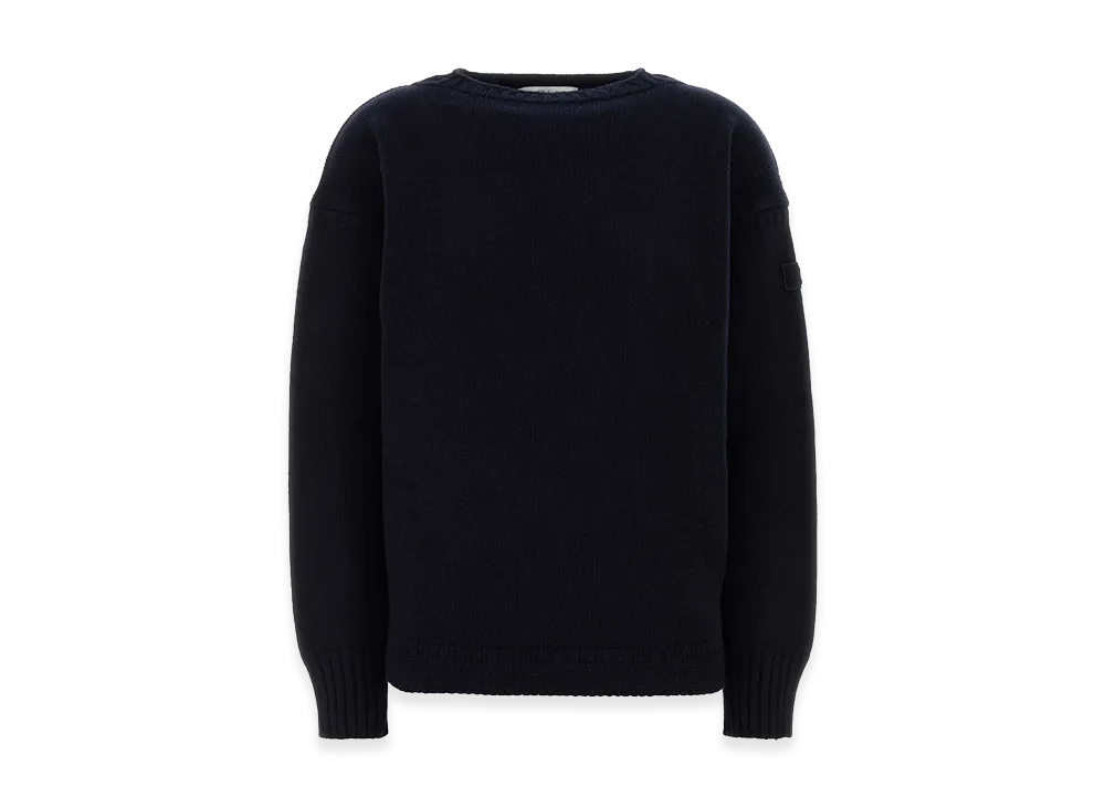 Chloe Women's Wool Blend Sweater "Dark Blue"