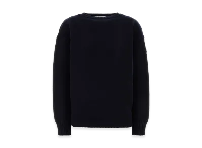 Chloe Women's Wool Blend Sweater "Dark Blue"