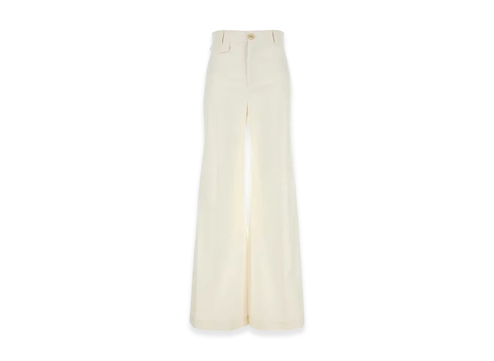 Chloe Women's Cotton Pant "White"