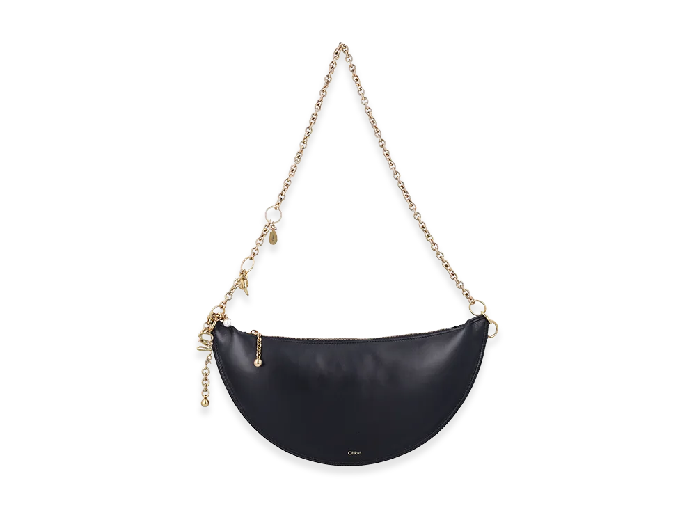 Chloe Women's Nappa Leather Icons Shoulder Bag "Black"
