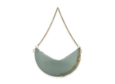 Chloe Women's Sea Nappa Leather Icons Shoulder Bag "Sage Green"