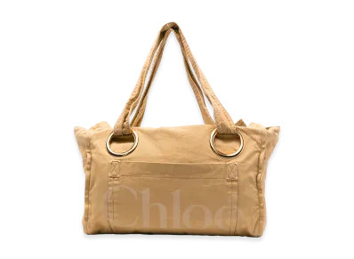 Chloe Women's Canvas Shopping Bag "Yellow"