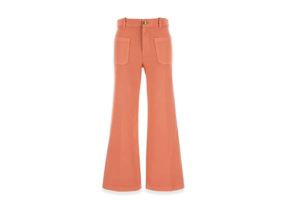 Chloe Women's Denim Jeans "Salmon Pink"