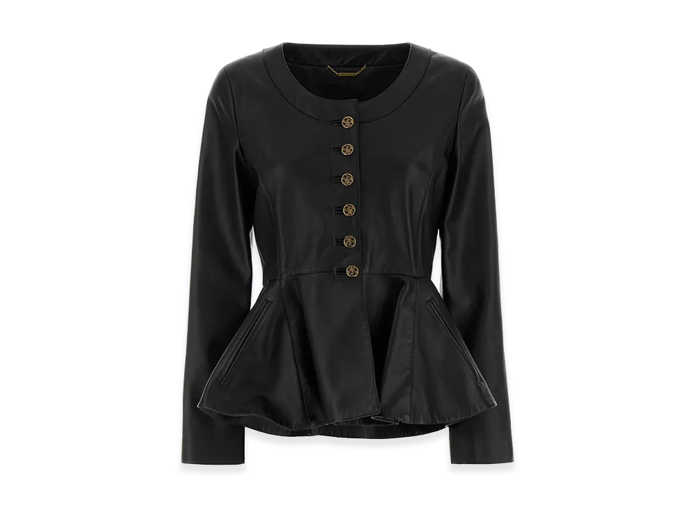 Chloe Women's Leather Jacket "Black"