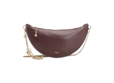 Chloe Women's Icons Mini Shoulder Bag "Burgundy"