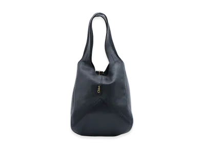 Chloe Women's Leather Small Chloa Balloon Bucket Bag "Black"