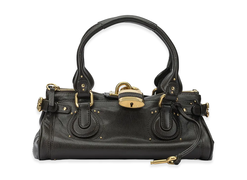 Chloe Women's Leather Paddington Handbag "Dark Brown"