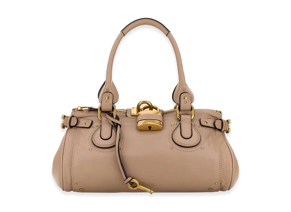 Chloe Women's Leather Paddington Handbag "Pink"