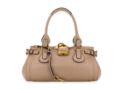 Chloe Women's Leather Paddington Handbag "Pink"