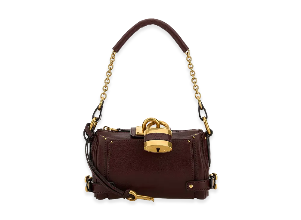 Chloe Women's Leather Small Paddington Shoulder Bag "Brown"