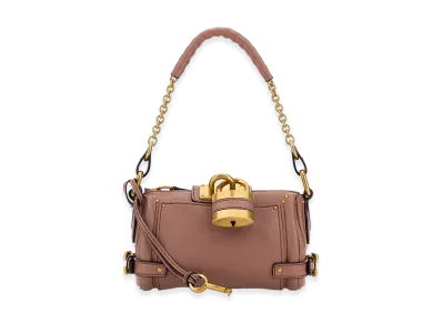 Chloe Women's Leather Small Paddington Shoulder Bag "Antiqued Pink"