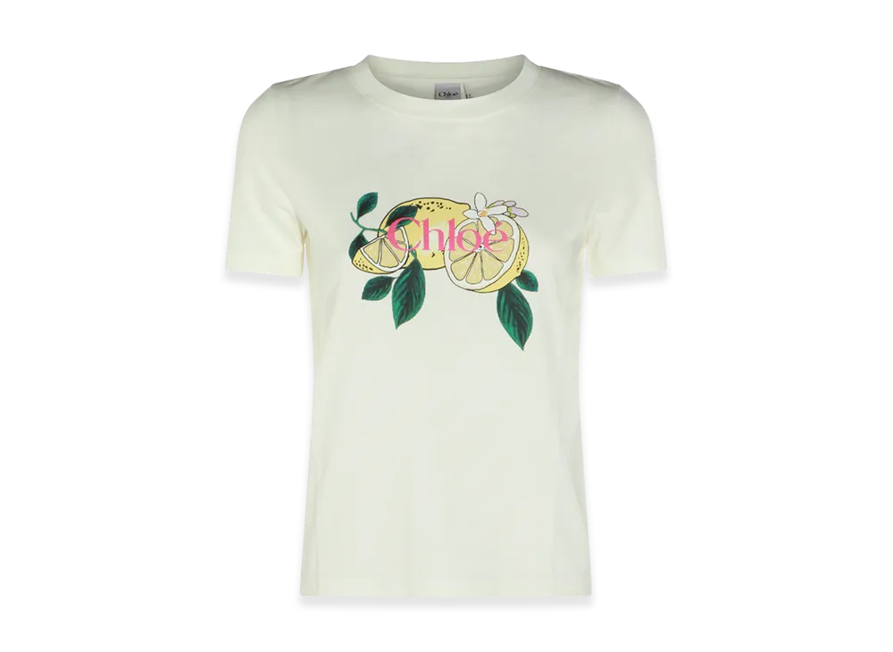 Chloe Women's Cotton T-Shirt "White"