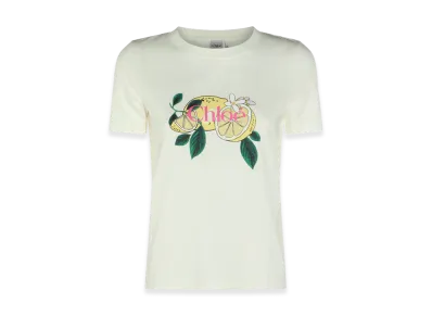 Chloe Women's Cotton T-Shirt "White"