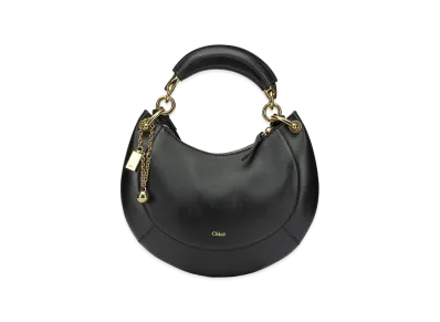 Chloe Women's Leather Chloa Banana Handbag "Black"