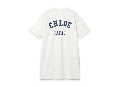 Chloe Kids Logo Dress "Offwhite"