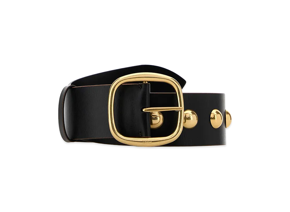 Chloe Women's Leather Anita Belt "Black"