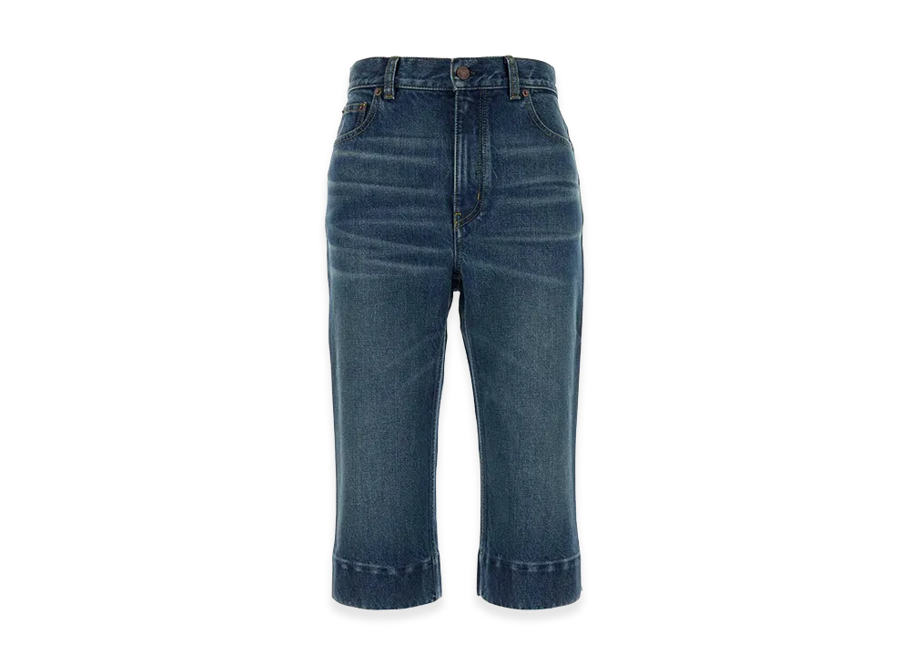 Chloe Women's Jeans Denim Capri "Blue"