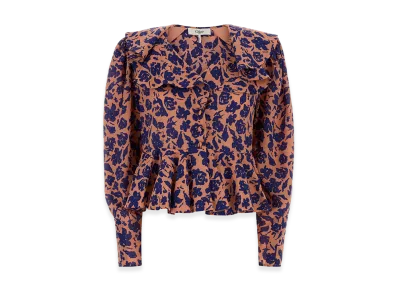 Chloe Women's Printed Crepe Blouse "Multicolor"