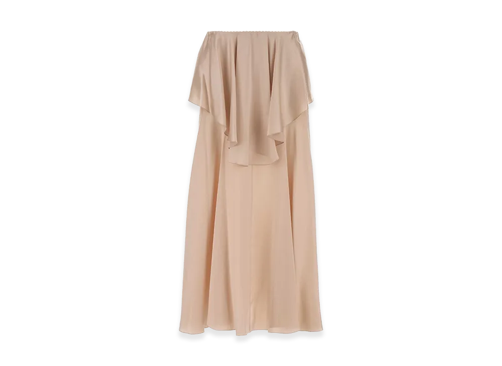Chloe Women's Satin Skirt "Pastel Pink"