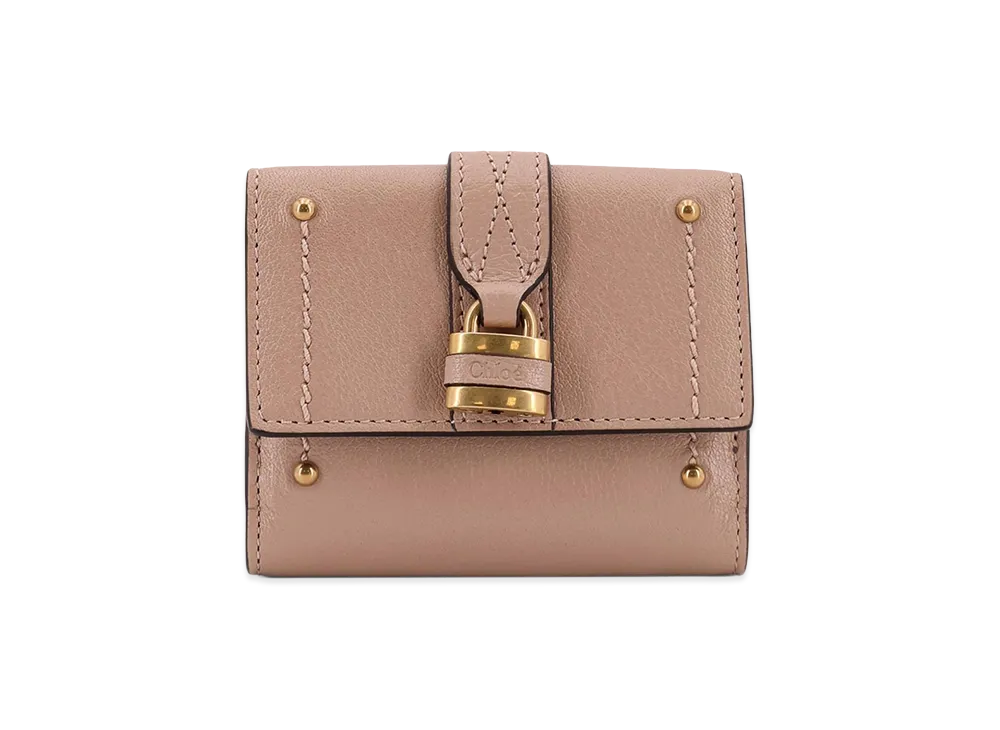 Chloe Women's Paddington Trifold Leather Wallet "Pink"