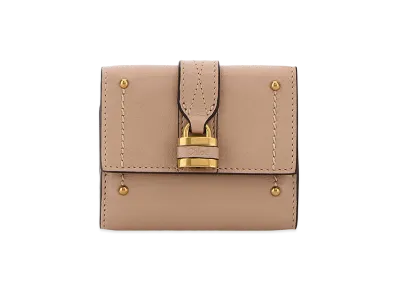 Chloe Women's Leather Mini Paddington Wallet "Antiqued Pink"