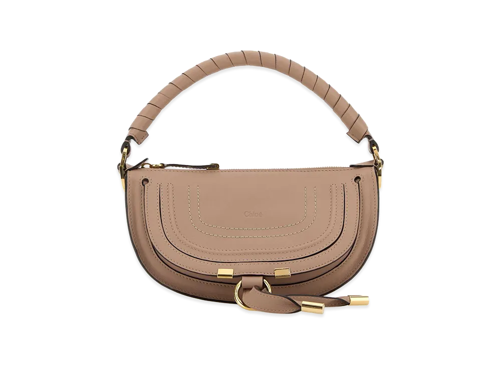 Chloe Women's Leather Mini Marcie Handbag "Antiqued Pink"