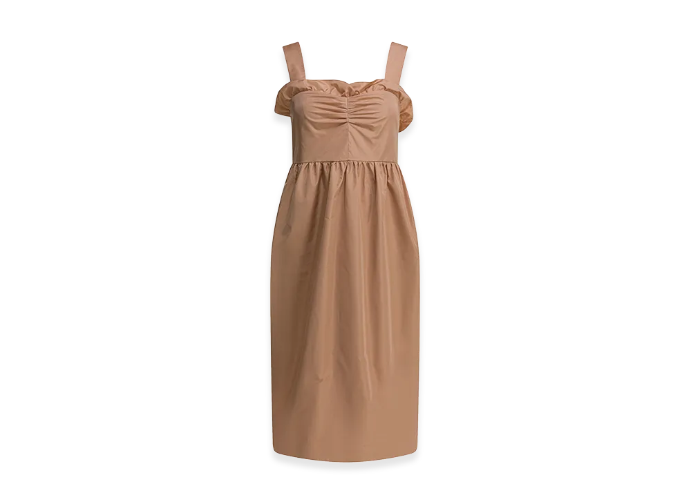 Chloe Women's Long Silk Blend Dress "Pink"