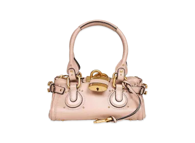 Chloe Women's Paddington Bag In Grained Leather "Rose"