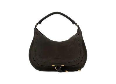 Chloe Women's Suede Marcie Handbag "Brown"
