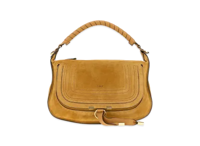 Chloe Women's Suede Small Marcie Handbag "Yellow"