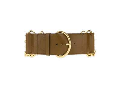 Chloe Women's Leather Belt "Brown"