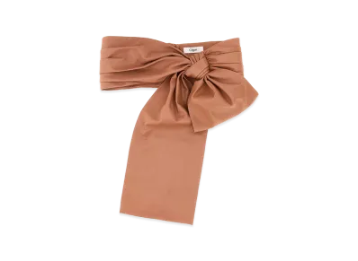 Chloe Women's Leather Bow Belt "Pink"