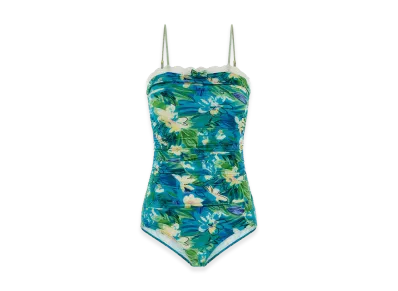 Chloe Women's Printed Stretch Nylon Swimsuit "Floral"