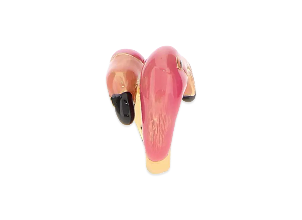Chloe Women's Metal Tropicus Toi Et Moi Ring "Multicolor"