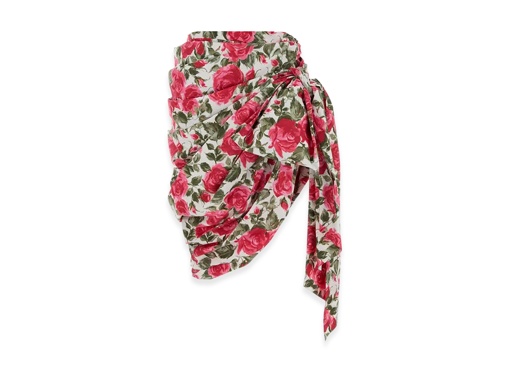 Chloe Women's Printed Poplin Skirt "Floral"