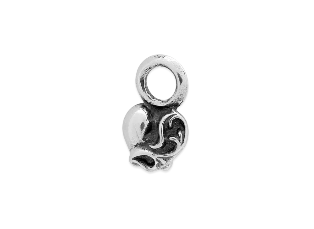 Chrome Hearts #B Stack Charm Heart "Silver"