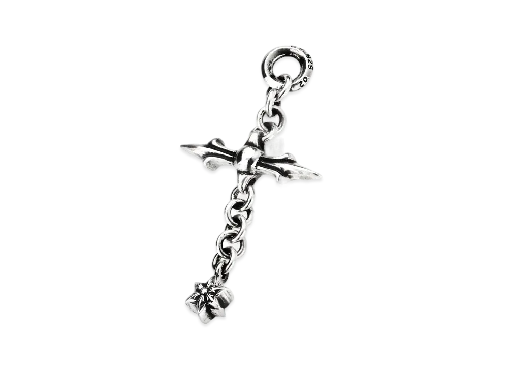 Chrome Hearts Raleigh Cross Charm "Silver"