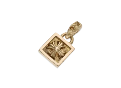 Chrome Hearts 22K Framed CH Plus Charm "Yellow Gold"