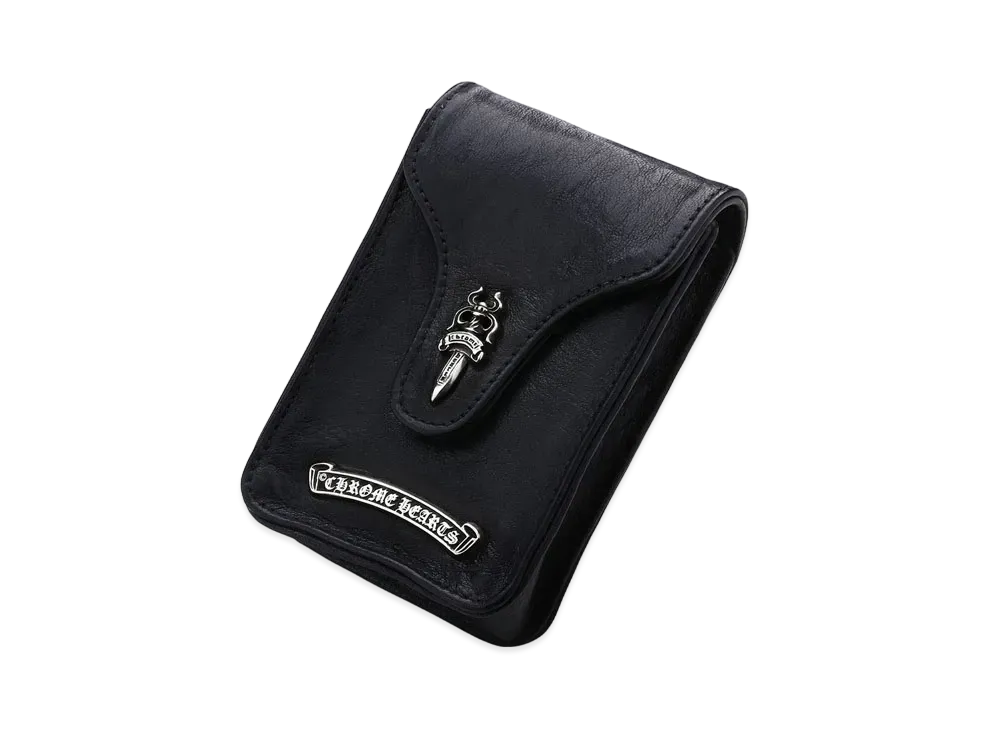Chrome Hearts Cigarette Leather Belt Pouch / Dagger "Black"