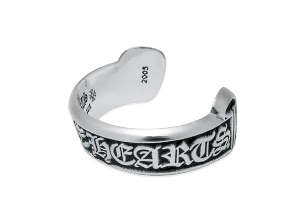 クロムハーツ スクロール ラベル バングル 