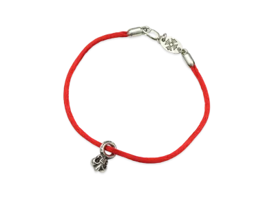 Chrome Hearts KZ Bracelet / # 2 BS Flare Charm "Red"