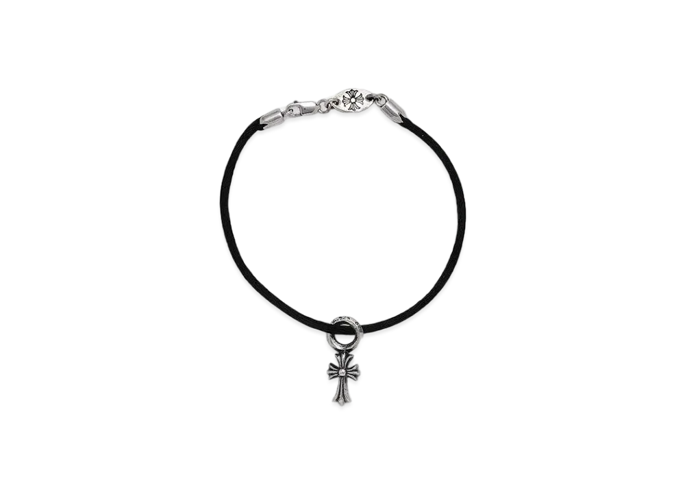 クロムハーツ KZ ブレスレット / #2 クロス チャーム "シルバー/ブラック"