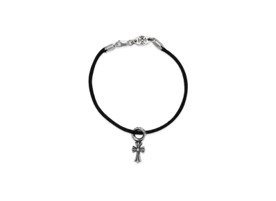 Chrome Hearts KZ Bracelet / # 2 Cross Charm "Silver/Black"