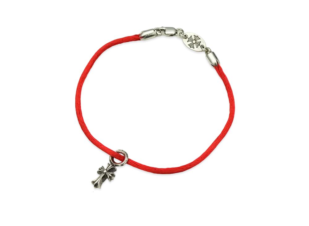 Chrome Hearts KZ Bracelet / # 2 Cross Charm "Red"