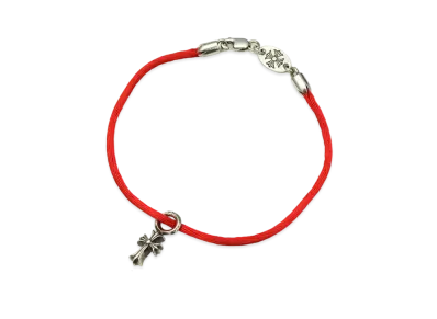 Chrome Hearts KZ Bracelet / # 2 Cross Charm "Red"